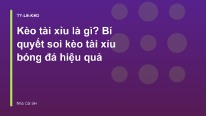 Read more about the article Kèo tài xỉu là gì? Bí quyết soi kèo tài xỉu bóng đá hiệu quả